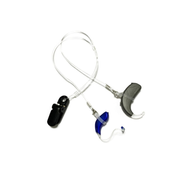BTE clip black binaural